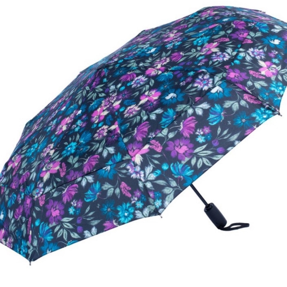 Lug Sprinkle Umbrella - Bloom Black